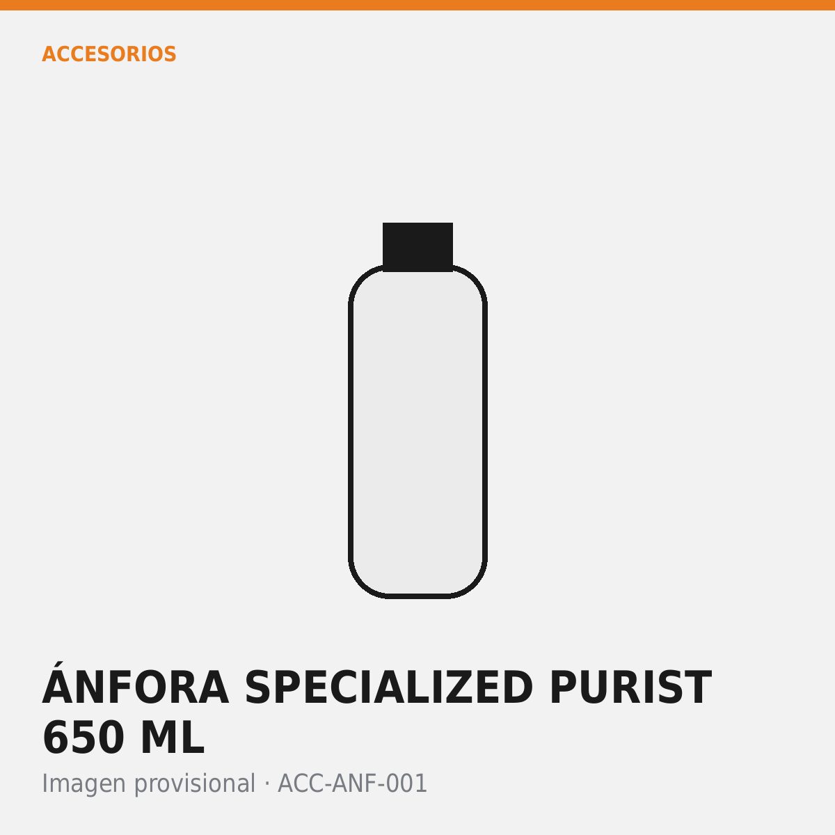 Ánfora Specialized Purist 650 ml