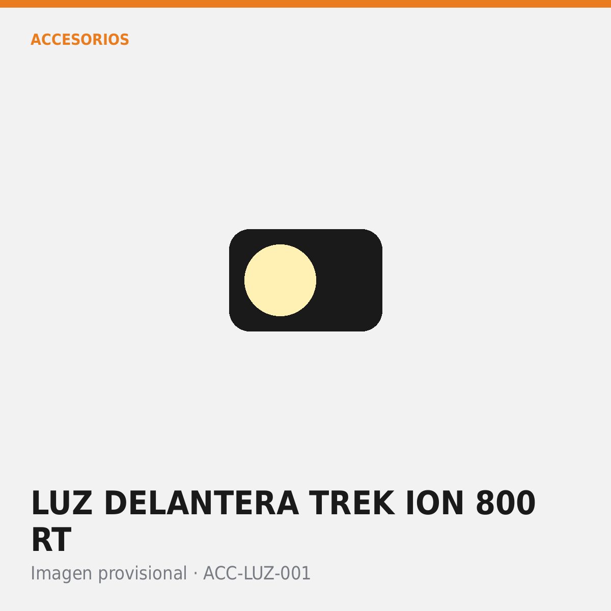 Luz delantera Trek Ion 800 RT